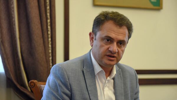 Губернатор Тавуша Айк Чобанян во время интервью агенству Sputnik Армения (18 июля 2019). Еревaн - Sputnik Արմենիա