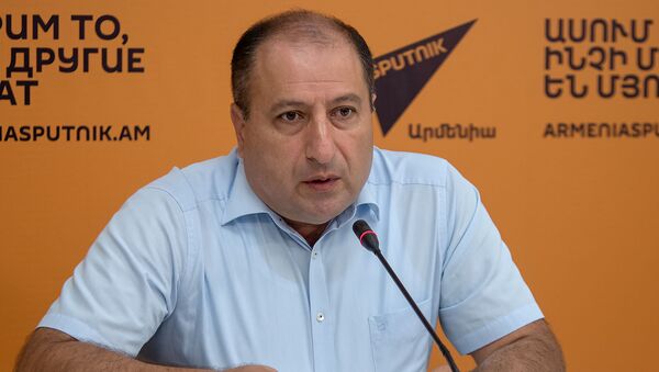Пресс-конференция адвоката Айка Алумяна в мультимедийном пресс-центре Sprutnik Армения (20 июля 2019). Еревaн - Sputnik Արմենիա