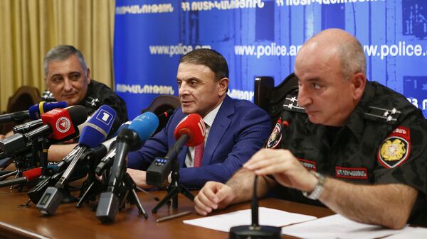 Пресс конференция Начальника полиции Валерия Осипяна (24 июля 2019). Еревaн - Sputnik Արմենիա