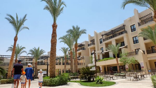 Территория гостиничного комплекса в Египте - Sputnik Արմենիա