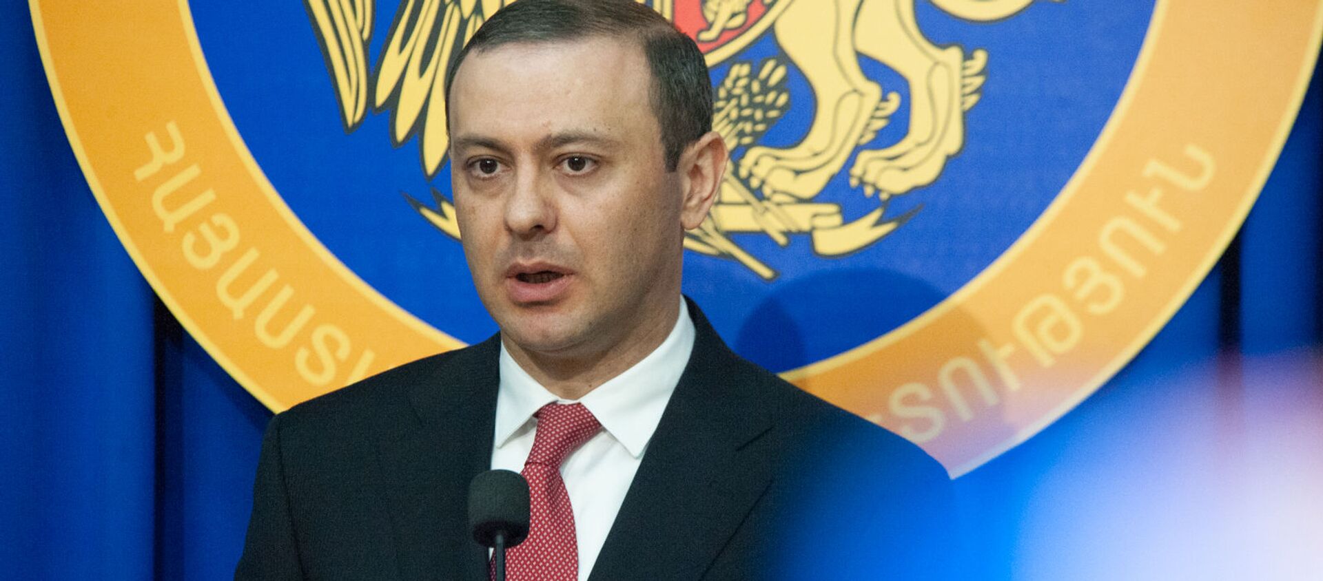 Пресс-конференция секретаря Совета безопасности Армении Армена Григоряна (26 июля 2019). Еревaн - Sputnik Армения, 1920, 25.05.2021