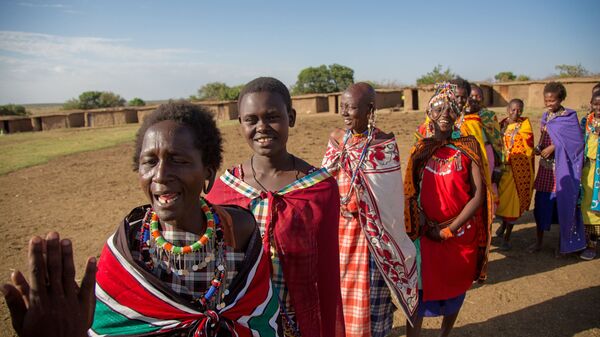 Деревня племени Масаи в Кении - Sputnik Արմենիա