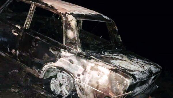 Сгоревший автомобиль ВАЗ 2106 - Sputnik Արմենիա