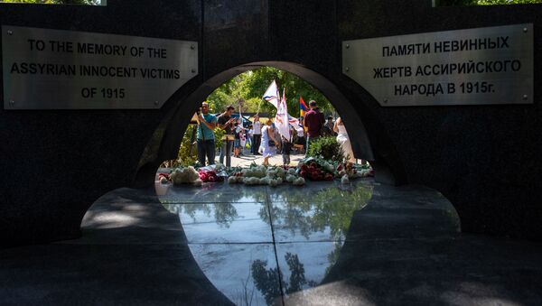 В столице почтили память жертв геноцида ассирийцев в Османской империи (7 августа 2019). Еревaн - Sputnik Արմենիա