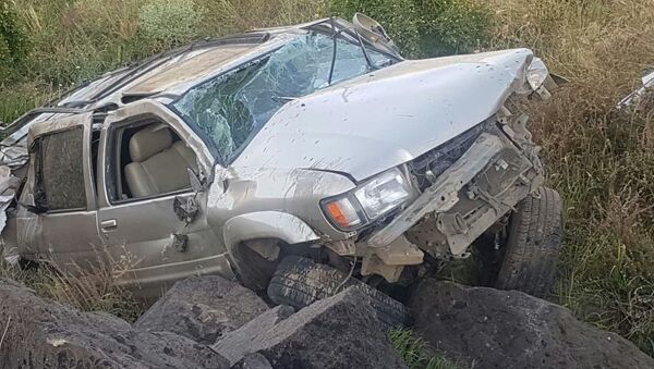 Страшная авария в Арагацотнской области Армении (10 августа, 2019) - Sputnik Արմենիա