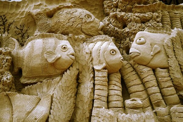 Международный фестиваль скульптур из песка в Германии - Sputnik Армения