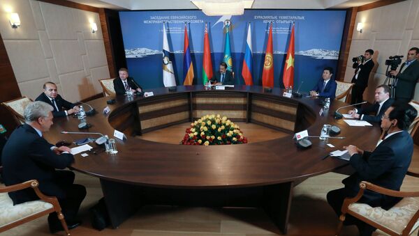 заседание Совета глав правительств СНГ и ЕАЭС в Казахстане - Sputnik Армения
