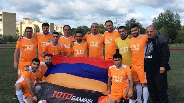 Сборная армянских журналистов по футболу - Sputnik Արմենիա