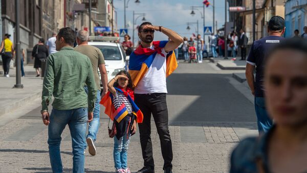 Праздничные гулянья в День Независимости Армении (21 сентября 2019). Гюмри - Sputnik Արմենիա