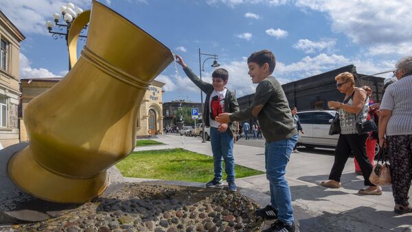 Праздничные гулянья в День Независимости Армении (21 сентября 2019). Гюмри - Sputnik Արմենիա