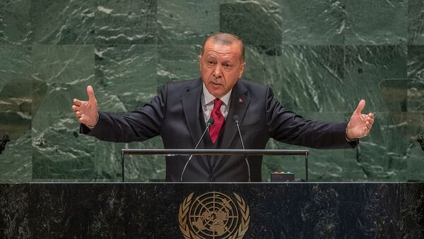 Выступление президента Турции Реджепа Тайипа Эрдогана на 74-й Генеральной Ассамблее ООН (24 сентября 2019). Нью Йорк - Sputnik Արմենիա