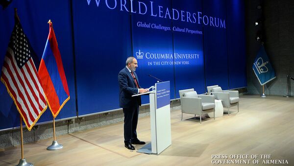 Выступление премьер-министра Никола Пашиняна в Колумбийском университете (25 сентября 2019). Нью-Йорк - Sputnik Армения