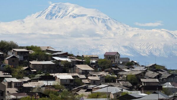 Гора Арарат со стороны Армении - Sputnik Արմենիա