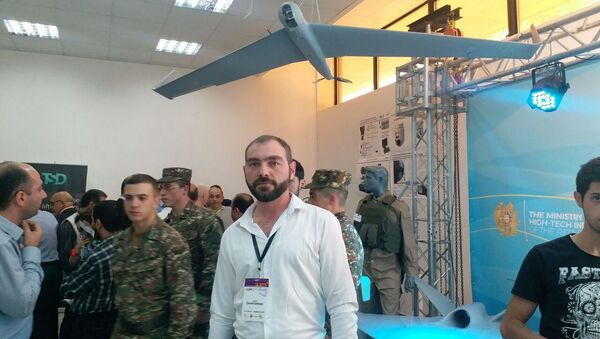 Давид Галоян, директор компании по разработке беспилотников Davaro - Sputnik Армения