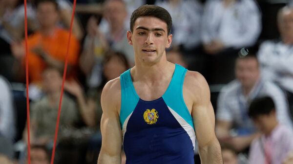 Артур Товмасян на Чемпионате Европы по Художественной Гимнастике 2015 года - Sputnik Армения