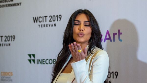 Ким Кардашьян посетила форум WCIT 2019 (8 октября 2019). Ереван - Sputnik Армения