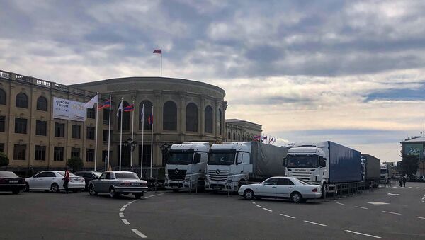 Подготовительные работы форума Аврора в Гюмри - Sputnik Արմենիա