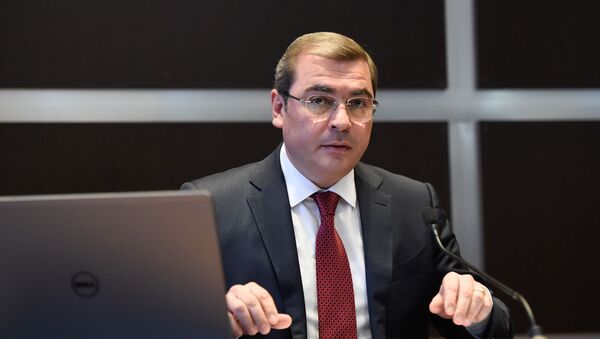 Пресс-конференция председателя Комитета государственных доходов Армении Давида Ананяна (16 октября 2019). Еревaн - Sputnik Արմենիա