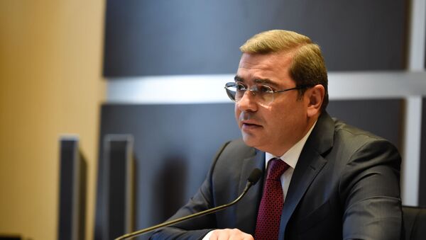 Пресс-конференция председателя Комитета государственных доходов Армении Давида Ананяна (16 октября 2019). Еревaн - Sputnik Արմենիա