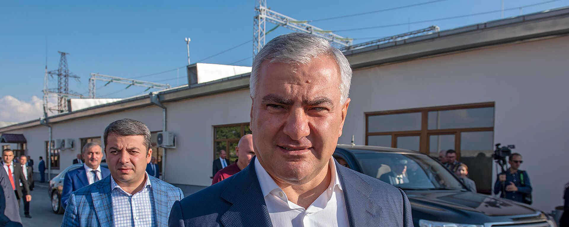 Российско-армянский предприниматель, владелец холдинга Ташир груп Самвел Карапетян на открытии отремонтированной высоковольтной подстанции Ахтанак (24 октября 2019). Еревaн - Sputnik Армения, 1920, 23.01.2020