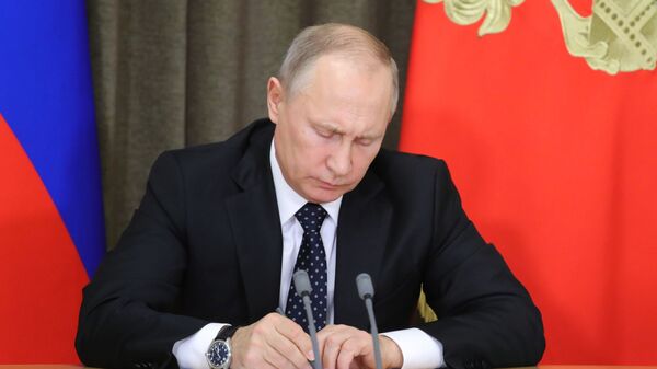 Президент РФ В. Путин провел совещание по вопросам обеспечения технического переоснащения Вооруженных сил - Sputnik Արմենիա