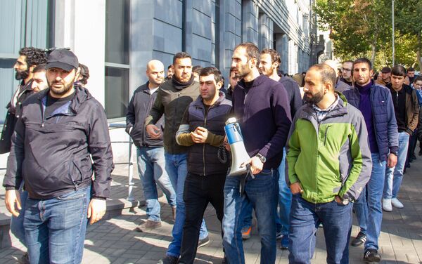 Акция протеста против министра Араика Арутюняна (7 ноября 2019). Еревaн Акция протеста против министра Араика Арутюняна (7 ноября 2019). Еревaн - Sputnik Армения