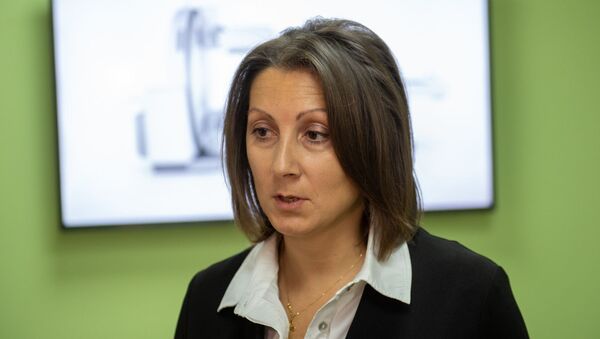 Радиолог Наталия Шенгелия-де Ланге во время открытия Европейского центра ядерной медицины (8 ноября 2019). Еревaн - Sputnik Армения