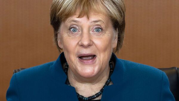 Канцлер Германии Ангела Меркель на еженедельном заседании правительства Германии в Берлине - Sputnik Արմենիա
