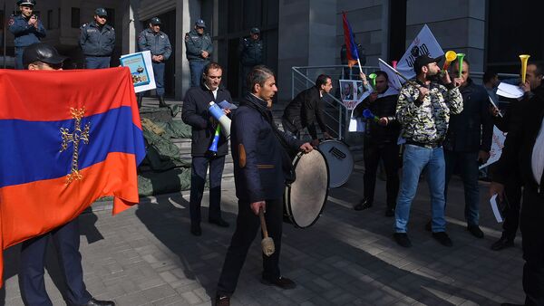 Акция протеста против министра образования, науки, культуры и спорта (11 ноября 2019). Еревaн - Sputnik Армения