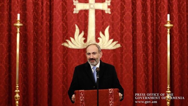 Премьер-министр Никол Пашинян на встрече с армянской диаспорой в Милане (20 ноября 2019). Италия - Sputnik Արմենիա