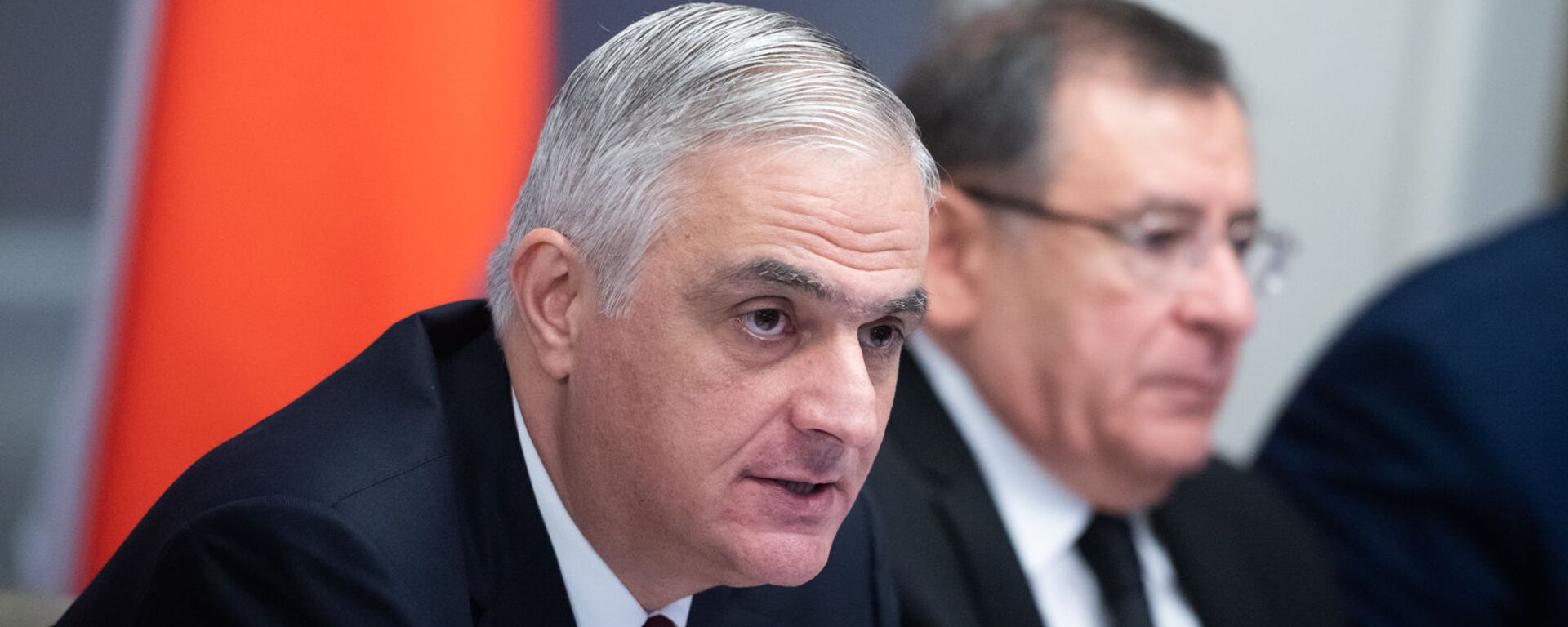 Вице-премьер Армении Мгер Григорян на совместном заседании контрольных палат стран Евразийского союза (28 ноября 2019). Еревaн - Sputnik Արմենիա, 1920, 28.04.2021