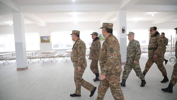 Начальник генштаба ВС РА Артак Давтян и министр обороны Карабаха Карен Абраамян посетили оборонительные позиции Карабаха (2 декабря 2019). Карабах - Sputnik Արմենիա