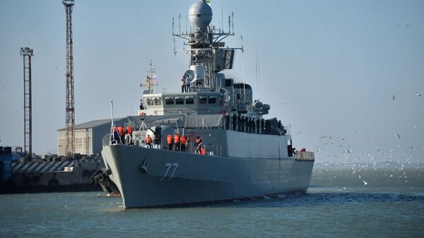 Прибытие отряда кораблей Военно-морских сил Ирана в порт Махачкалы - Sputnik Армения