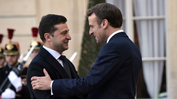 Ուկրաինայի և Ֆրանսիայի նախագահները - Sputnik Արմենիա