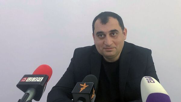 Пресс-конференция адвоката Карапета Погосяна (10 декабря 2019). Гюмри - Sputnik Армения