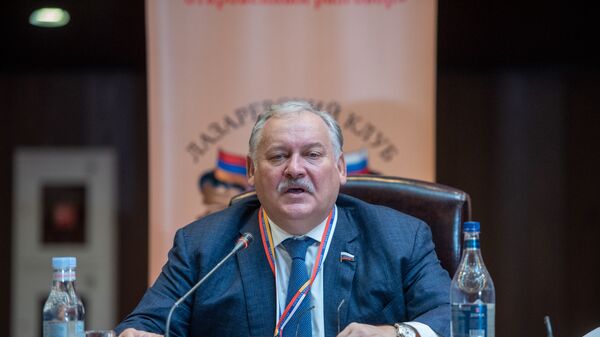 ՌԴ պետդումայի պատգամավոր Կոնստանտին Զատուլինը Երևանում - Sputnik Արմենիա