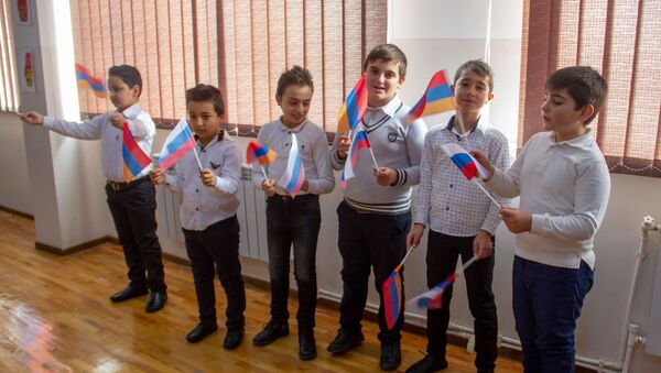 Программа Послы русского языка в школе №8 города Раздан - Sputnik Армения