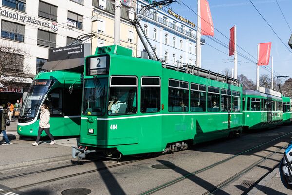 Трамвай в Базеле, Швейцария - Sputnik Армения