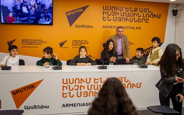 Дети на проекте Sputnik MediUs - Sputnik Армения