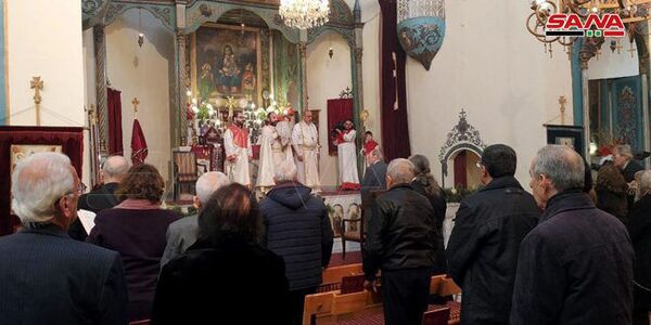 Армян Сирии поздравили от имени Башара Асада с Рождеством Христовым Армян Сирии поздравили от имени Башара Асада с Рождеством Христовым - Sputnik Армения