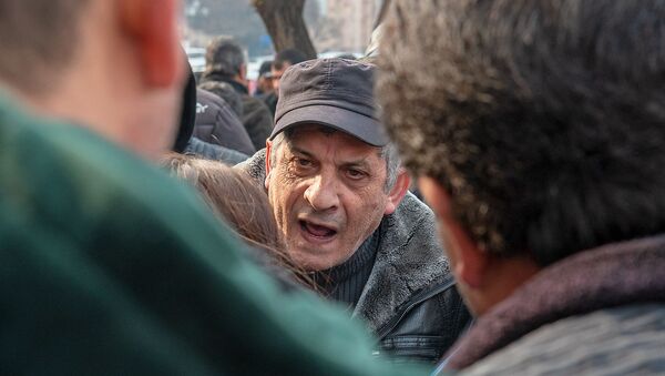 Акция протеста у Дома правительства фермеров (16 января 2020). Еревaн - Sputnik Արմենիա