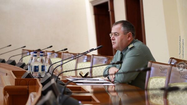 Начальник Генштаба ВС РА, генерал-лейтенант Артак Давтян встретился с компаниями-поставщиками и частными предпринимателями, сотрудничающими с вооруженными силами (21 января 2020). Еревaн - Sputnik Արմենիա