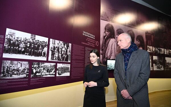 Министр иностранных дел Нидерландов Стеф Блок посетил Музей-институт Геноцида армян (23 января 2020). Еревaн - Sputnik Армения