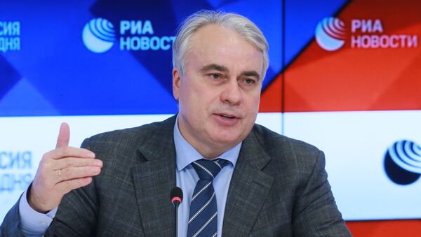 Председатель Комитета Госдумы России по энергетике Павел Завальный во время пресс-конференции в Международном мультимедийном пресс-центре МИА Россия сегодня (17 января 2020). Москвa - Sputnik Армения