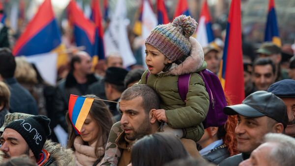  Празднование Дня Армии (28 января 2020). Еревaн - Sputnik Армения