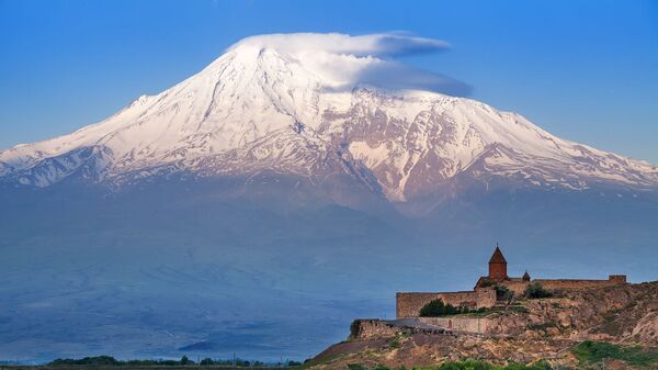 Кадр дня: Арарат во всей красе  - Sputnik Армения