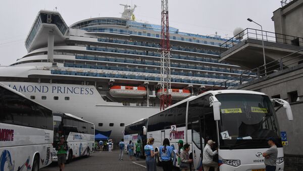 Круизный лайнер Diamond Princess прибыл в порт Владивостока - Sputnik Армения
