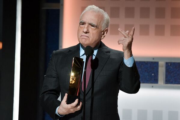 Мартин Скорсезе принимает награду За лучшую режиссуру на 19-м ежегодном конкурсе фильмов для взрослых (11 января 2020). Беверли-Хиллз - Sputnik Армения