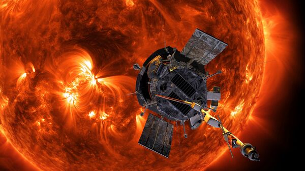 Изображение приближающегося к Солнцу зонда Parker Solar, сделанное НАСА - Sputnik Արմենիա