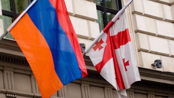 Флаги Армении и Грузии - Sputnik Армения
